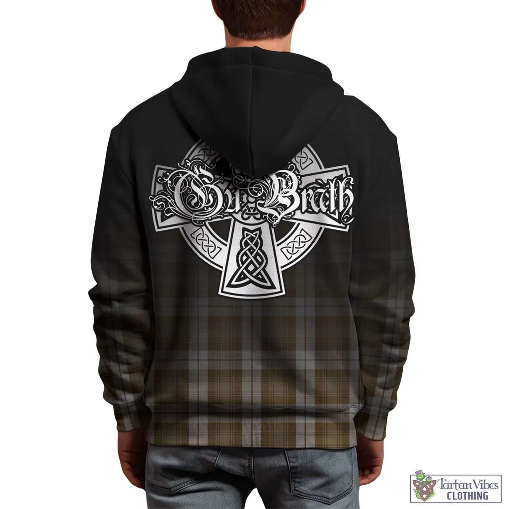Baillie Dress Tartan Hoodie Featuring Alba Gu Brath Family Crest Celtic Inspired