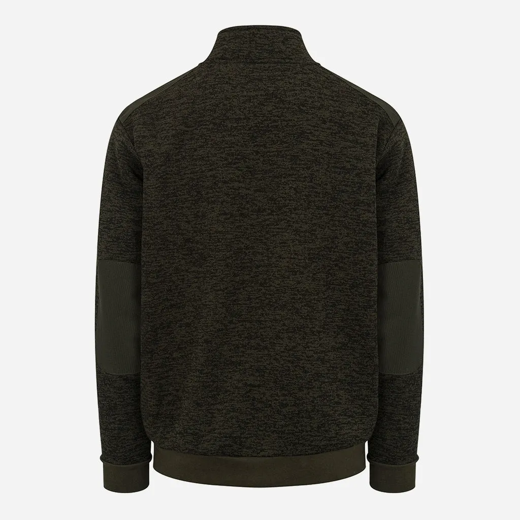 Hoggs of Fife Green King II 1/4 Zip Knit