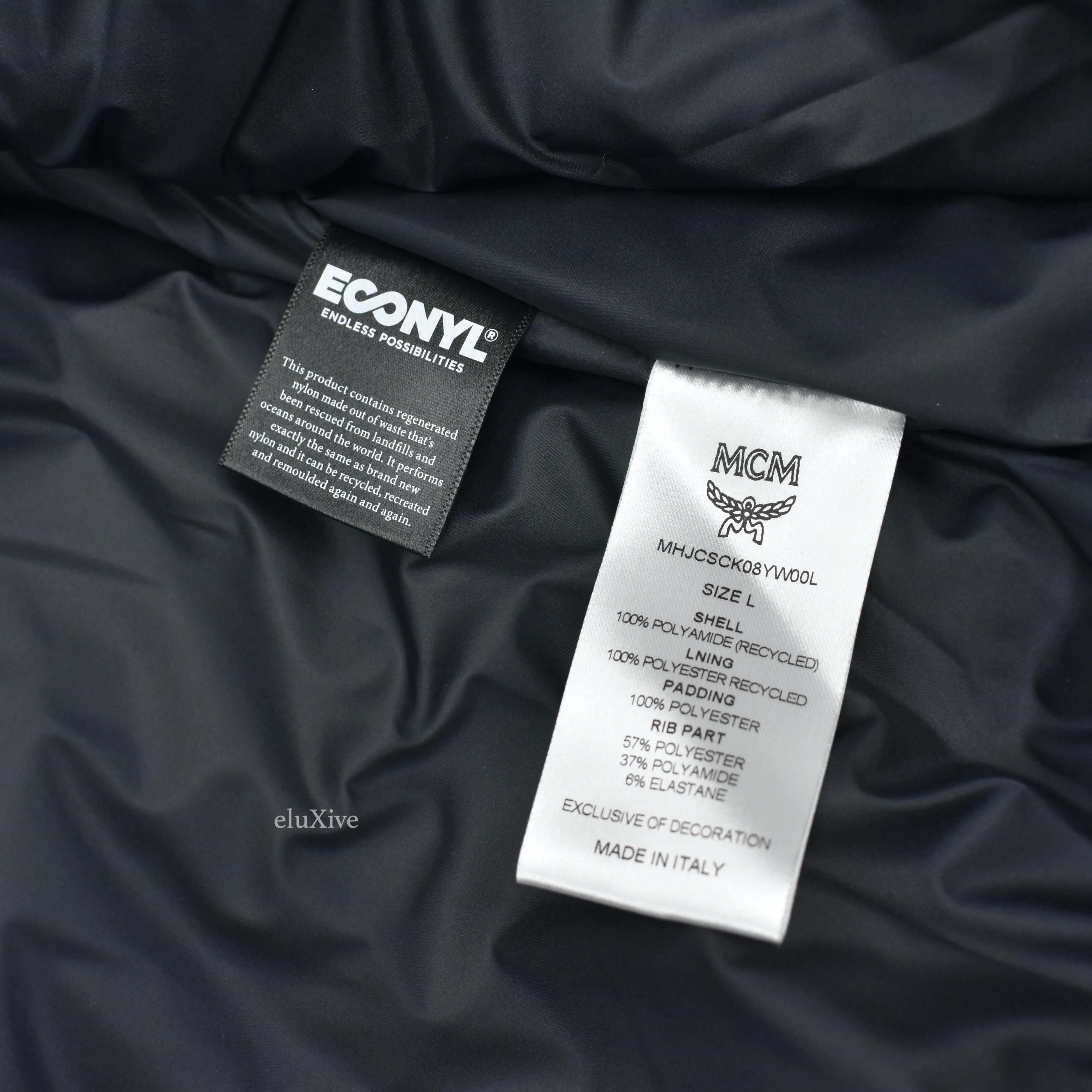 MCM - Allover Cubic Monogram Logo Bomber Jacket
