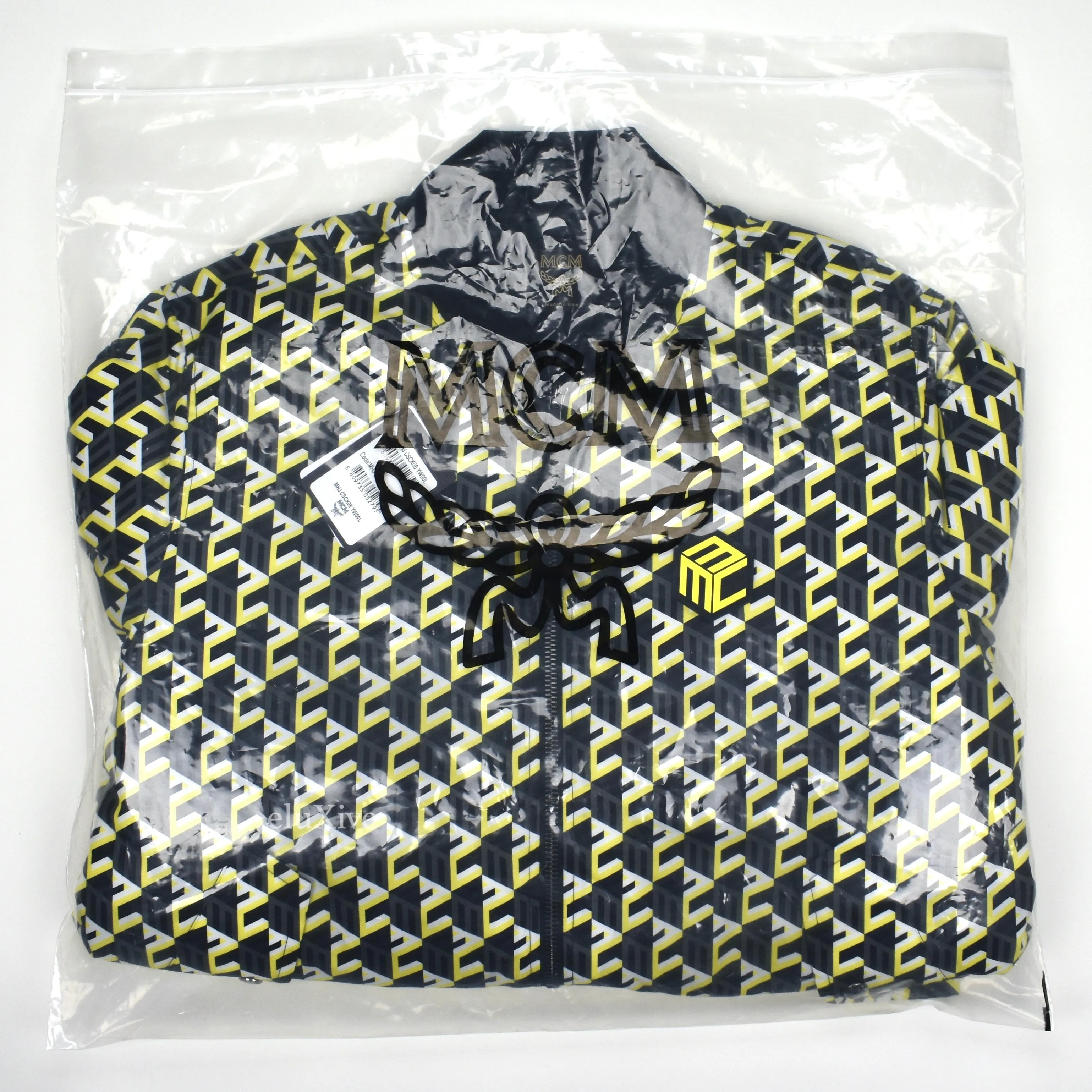 MCM - Allover Cubic Monogram Logo Bomber Jacket