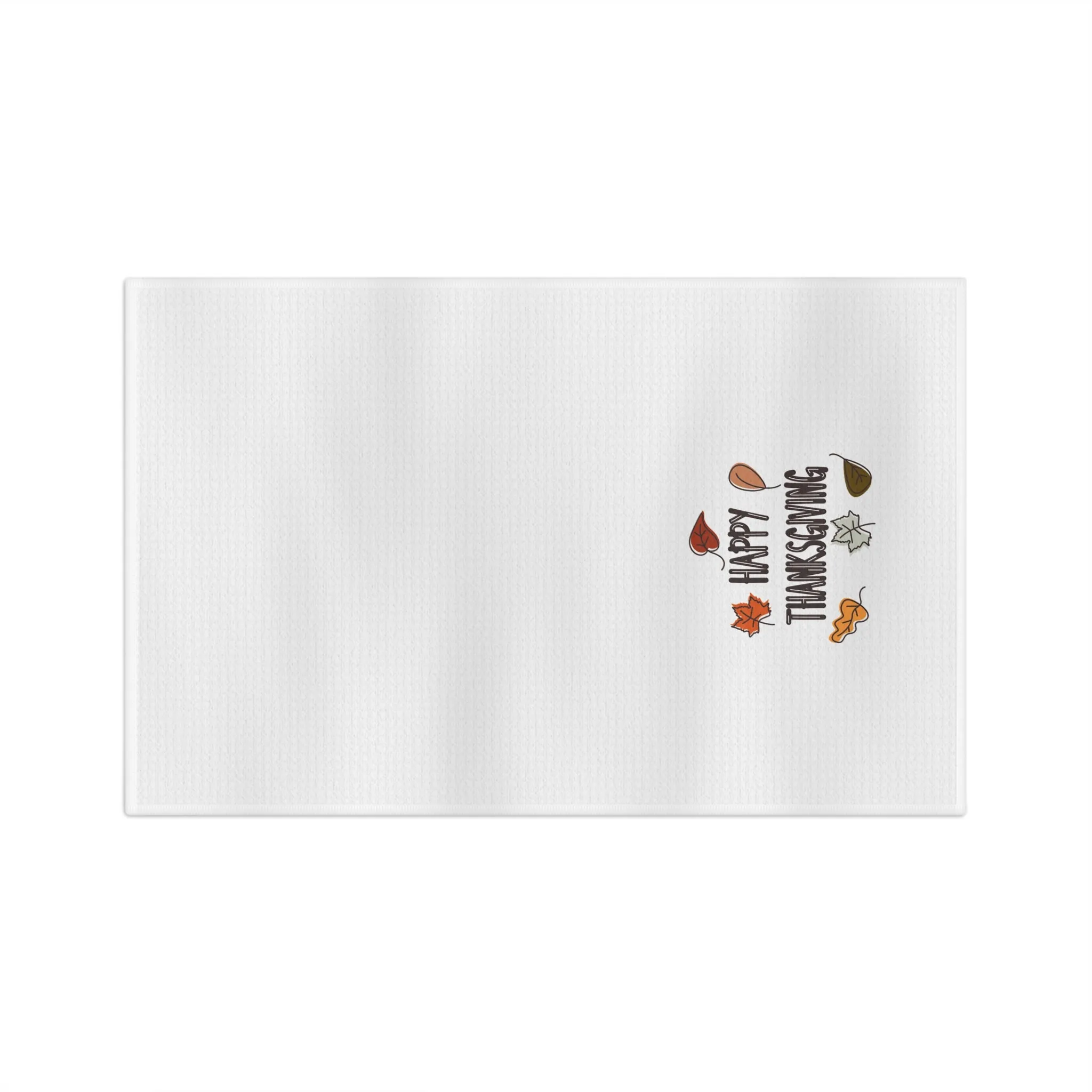 Microfiber Tea Towel: Happy Thanksgiving