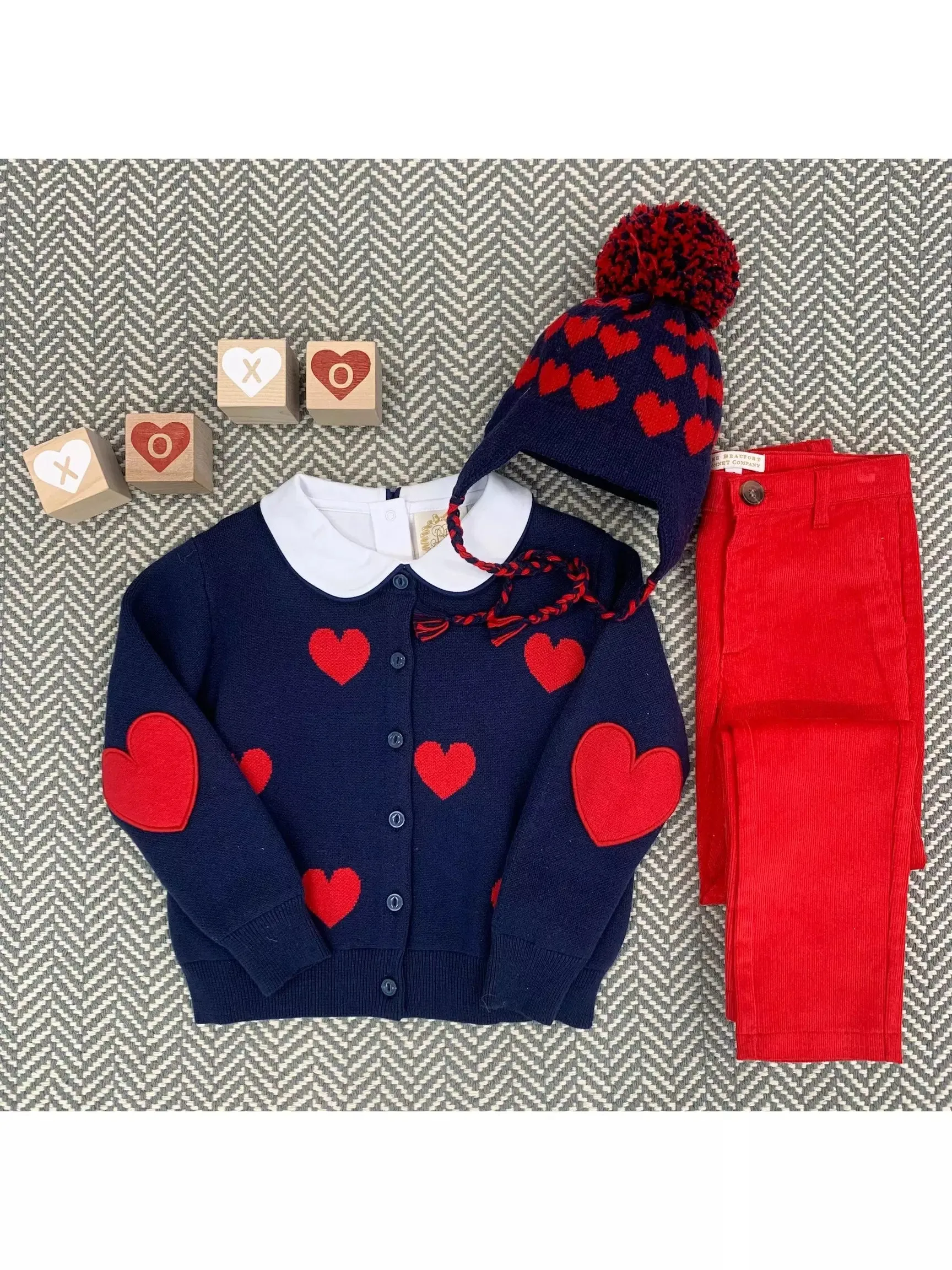 Pep Club Pants - Richmond Red Corduroy