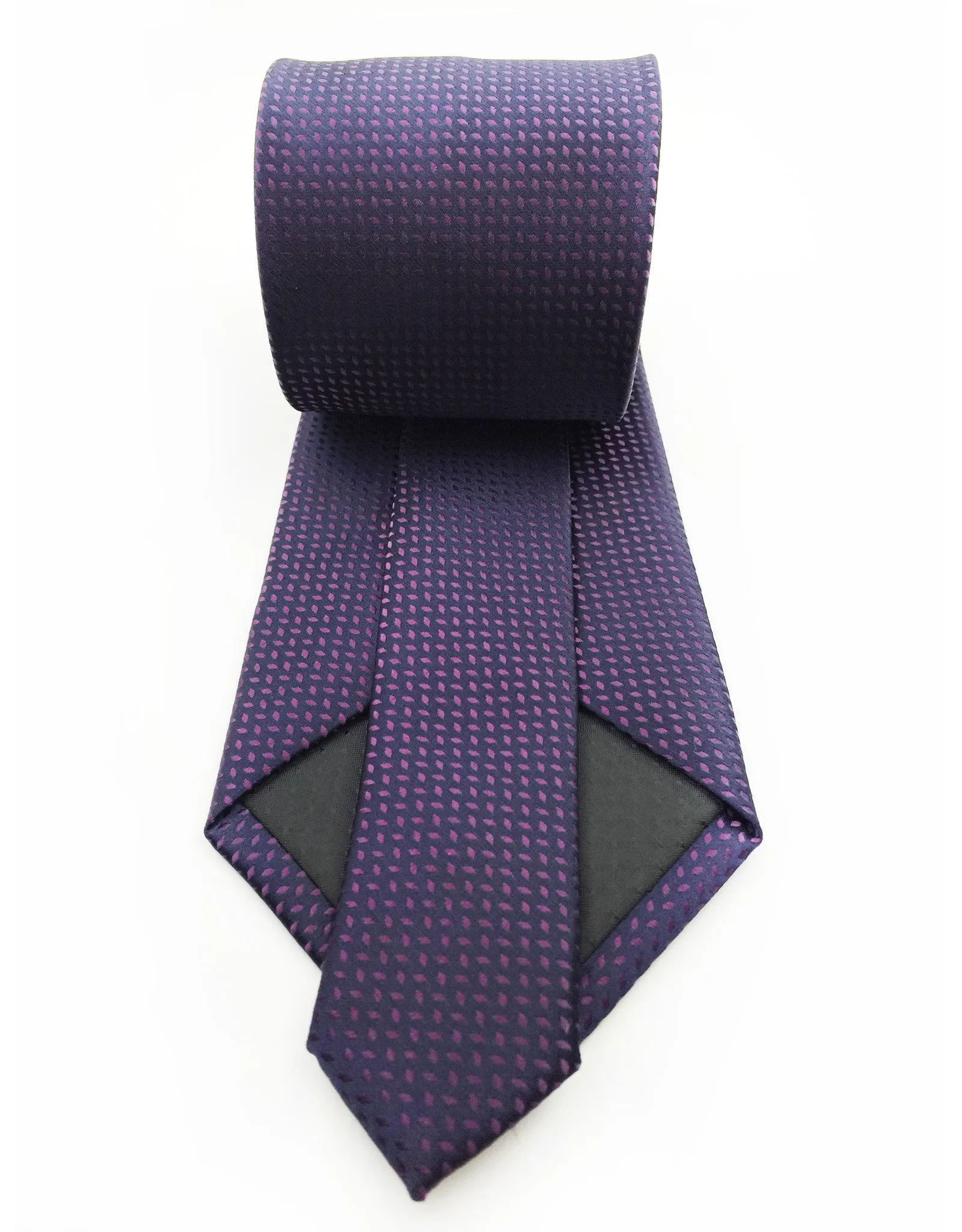Purple & Black Flecked Tie