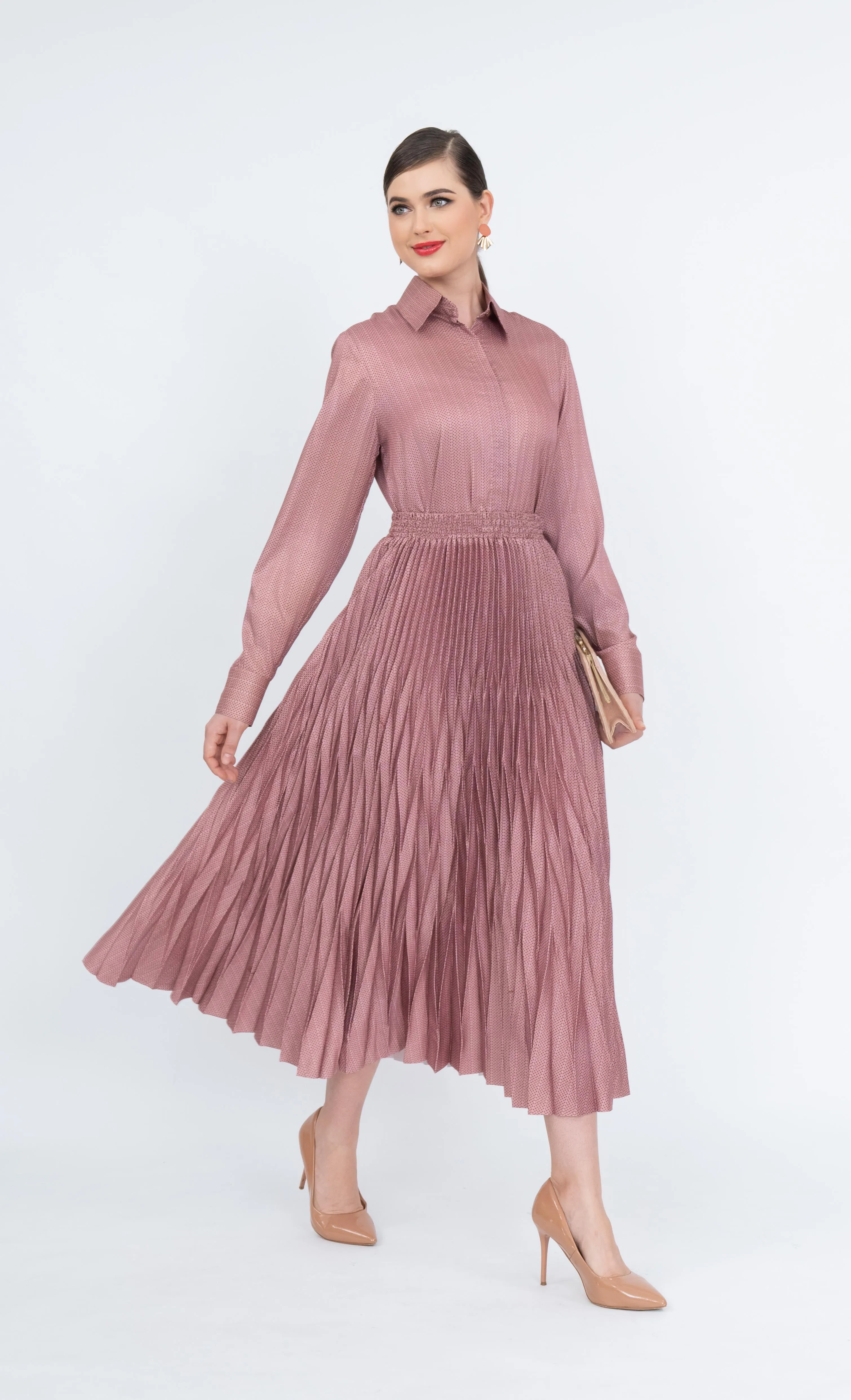 Viviana Skirt in Rose Dust