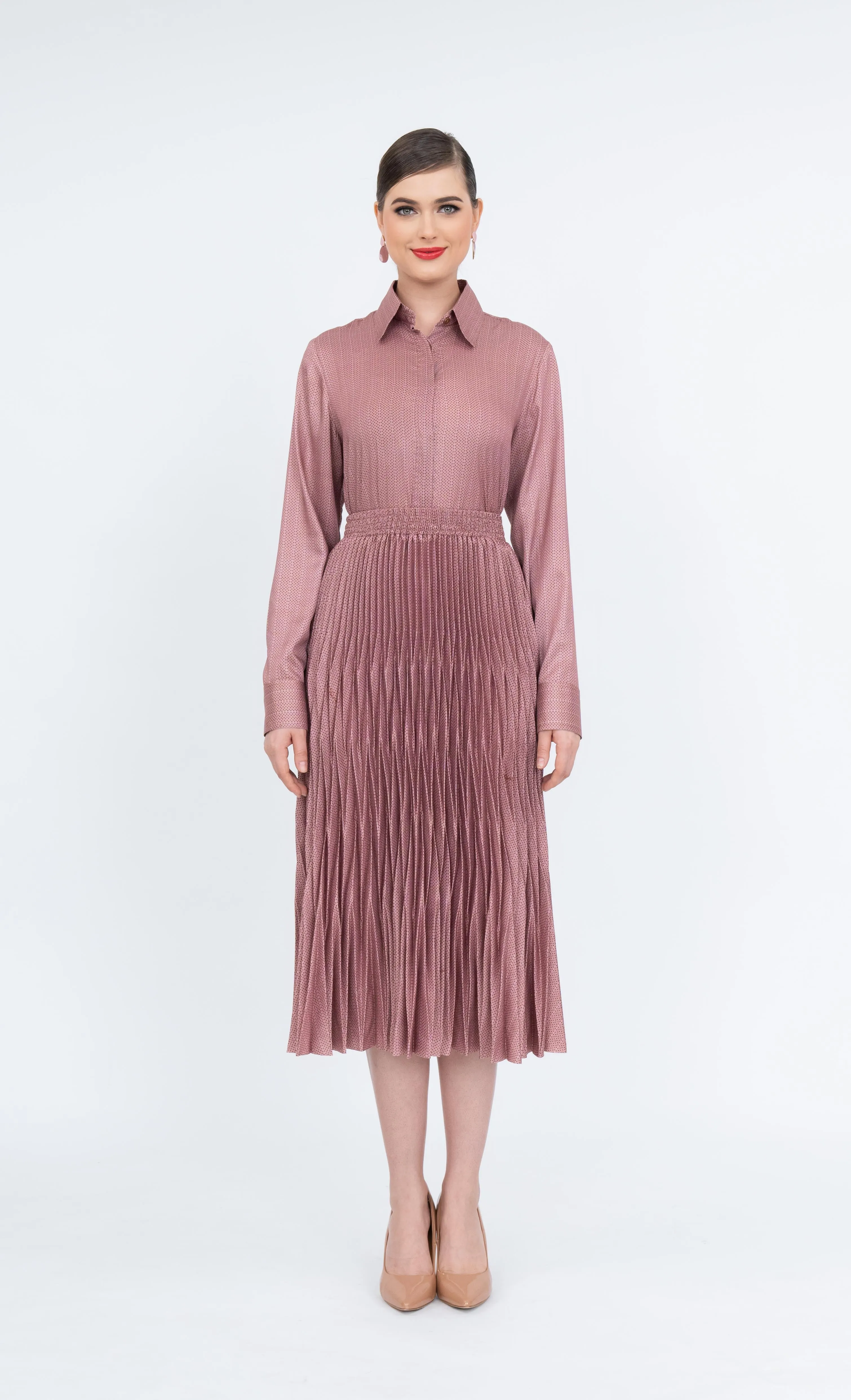 Viviana Skirt in Rose Dust