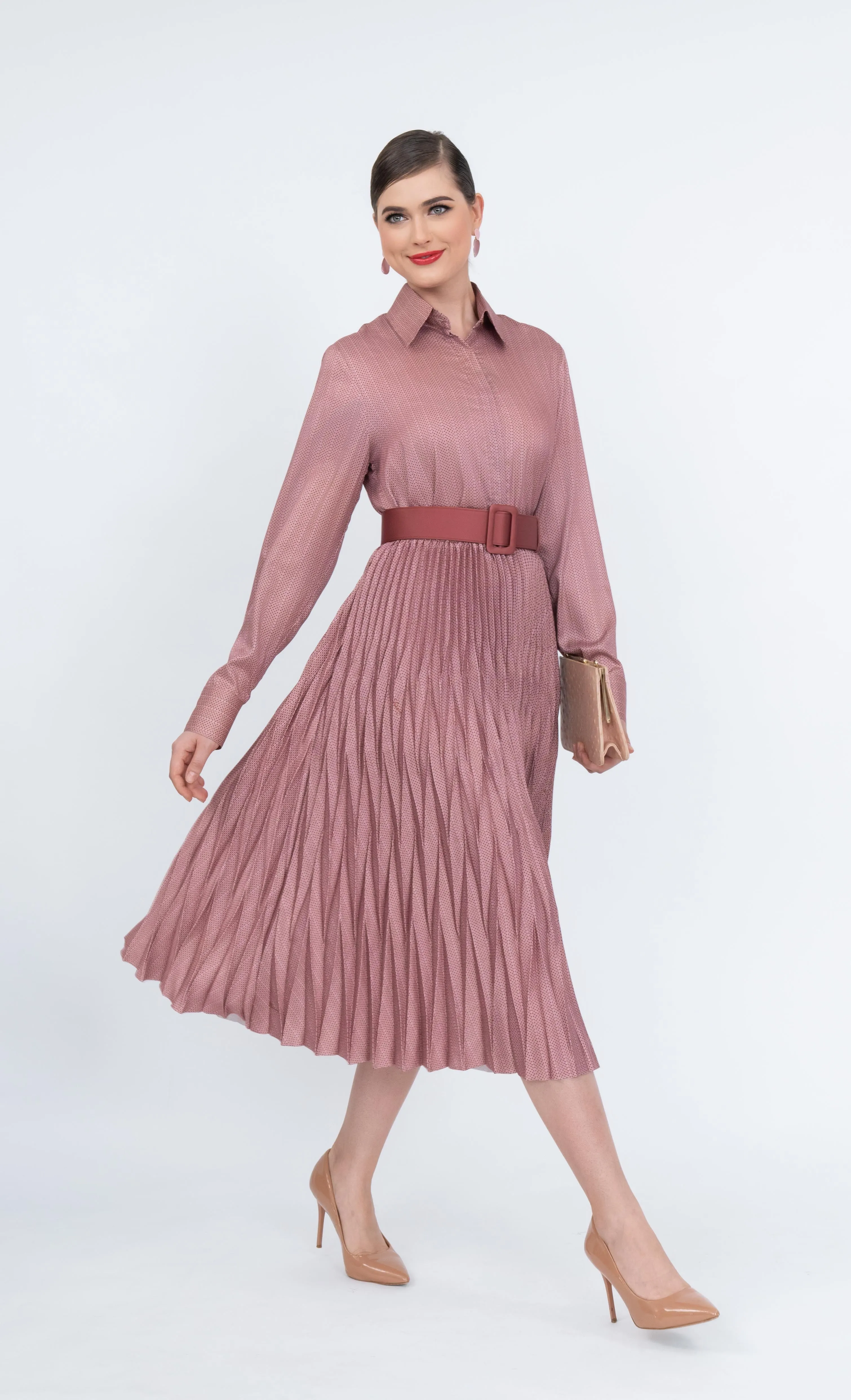 Viviana Skirt in Rose Dust