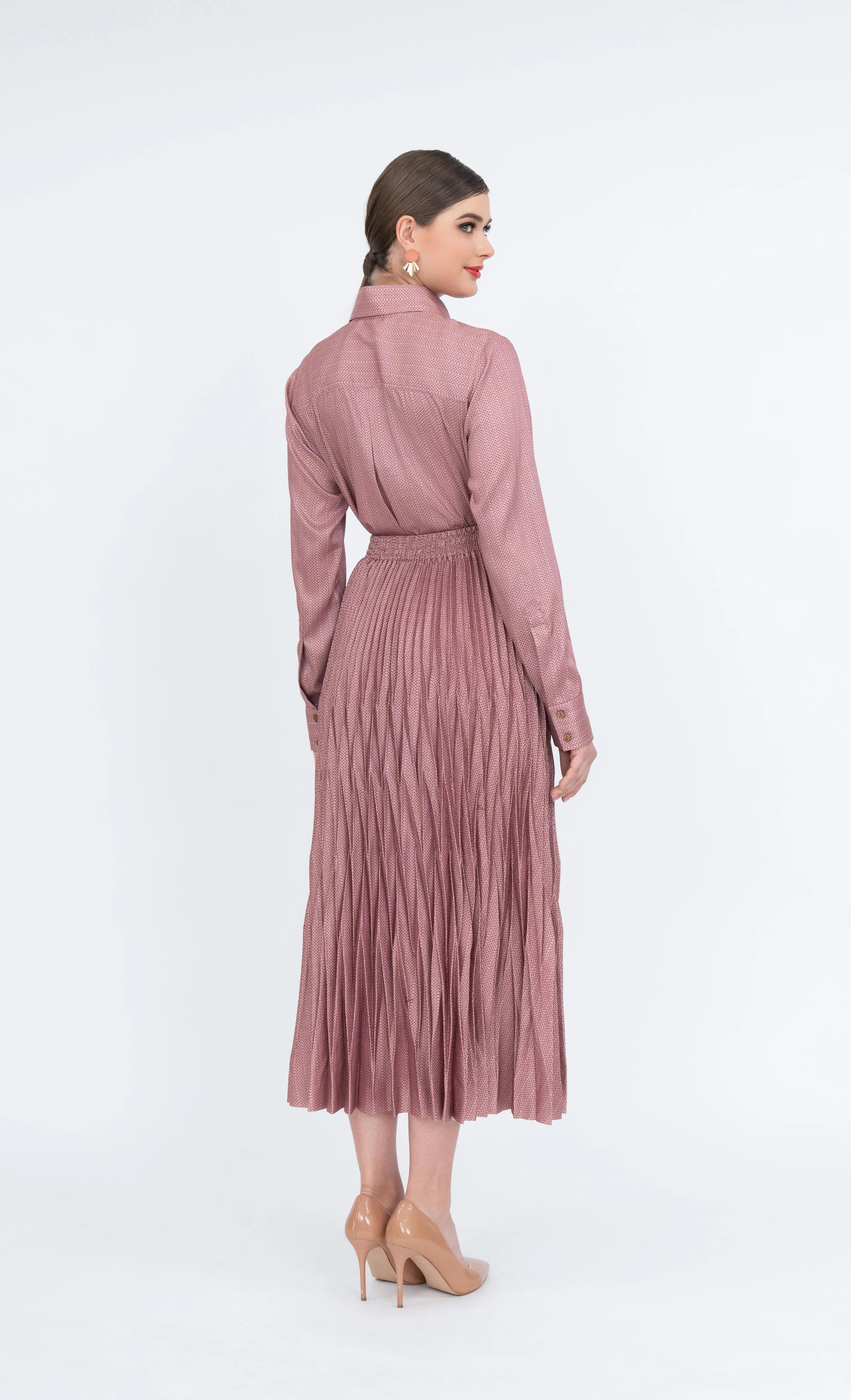 Viviana Skirt in Rose Dust