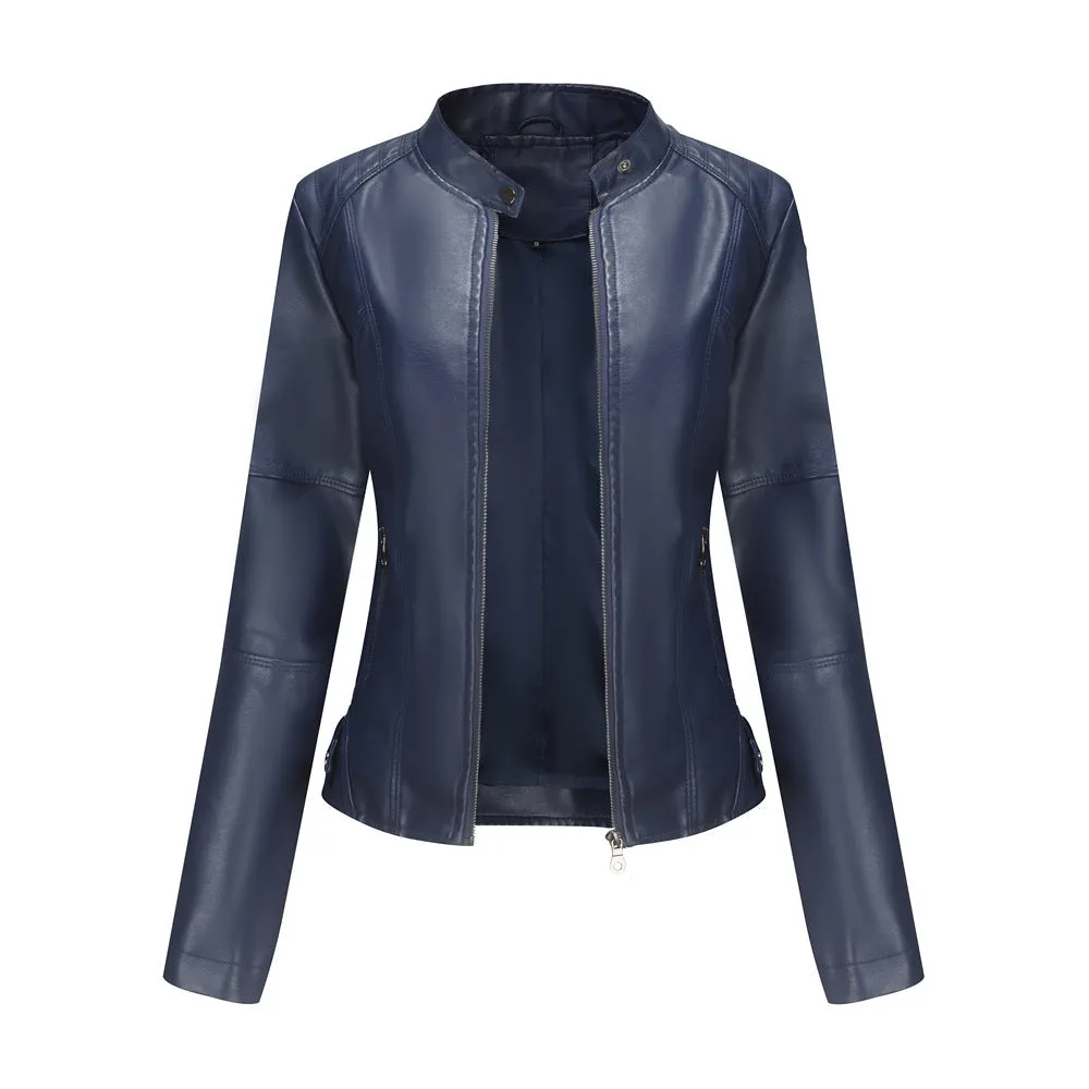 Women's Slim Leather Jacket